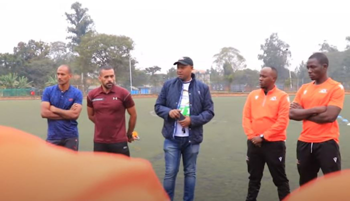 Abatoza bashya bakomoka mu Misiri batangije imyitozo, banasuwe na Perezida w'ikipe "KNC"