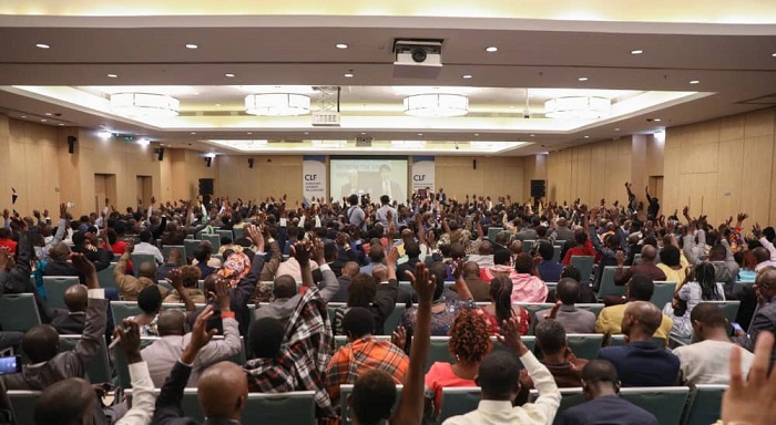 Nyuma y'ikiganiro n'abanyamakuru, Dr. Park yanaganiriye n'abakirisitu biganjemo urubyiruko