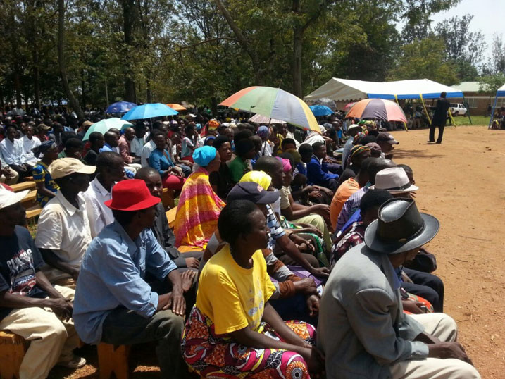 Abaturage bitabiriye gutangiza icyumweru cyahariwe Abunzi ari benshi.