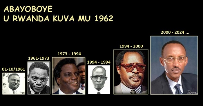 Abayoboye u Rwanda kuva mbere na nyuma y