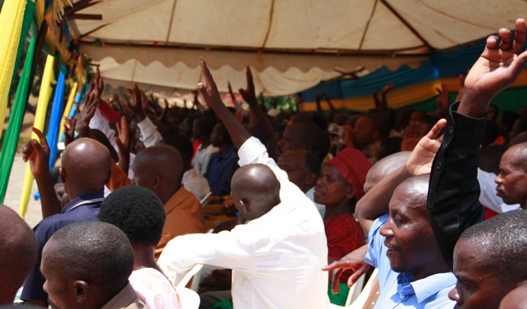 Abayobozi b'imidugudu basabwe kudatererana abaturage