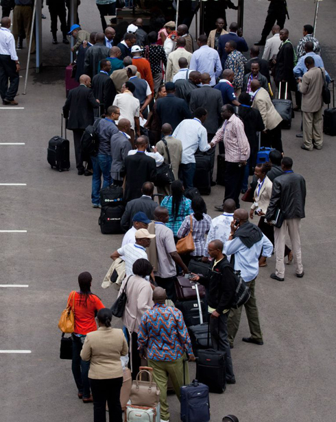 Binjira mu kigo aho umwiherero ubera. (Photo: The New Times)