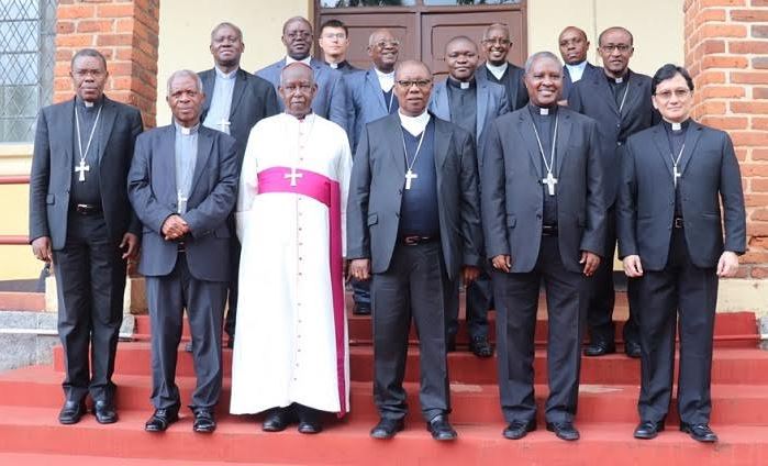 Abepisikopi ba Kiliziya Gatolika y'u Rwanda n'abagize Ubunyamabanga bw'Inama y'Abepiskopi Gatolika mu Rwanda