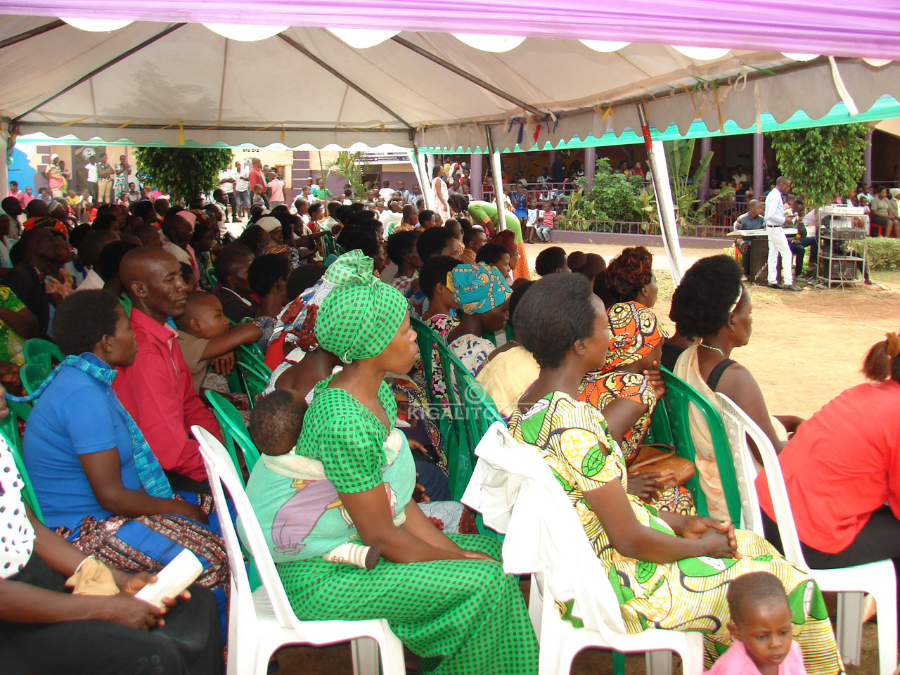 Abitabiriye umuhango.