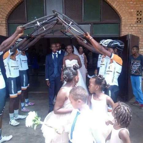 Ku munsi w'ubukwe bwa Adrien Niyonshuti