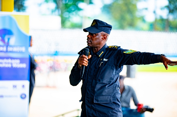 CSP Vincent Habintwari aganiriza abamotari ba Musanze