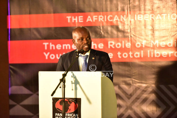 Minisitiri w'urubyiruko Nsengimana Philbert ni we wari umushyitsi mukuru muri uwo muhango