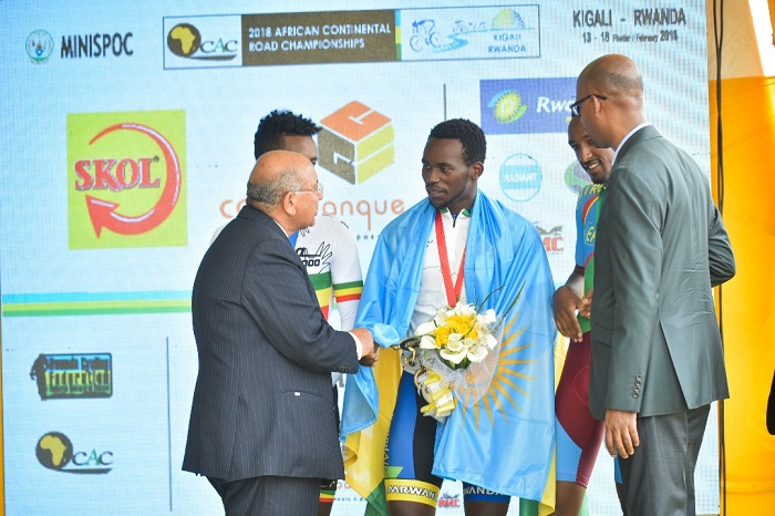 David Lappartient, Umuyobozi w'Impuzamashyirahamwe y'umukino w'amagare ku isi yaje gukurikirana iyi Shampiyona