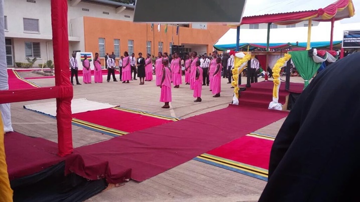 Ni ibirori ku Rusumo, aho Perezida kagame yakirira Perezida Magufuli.