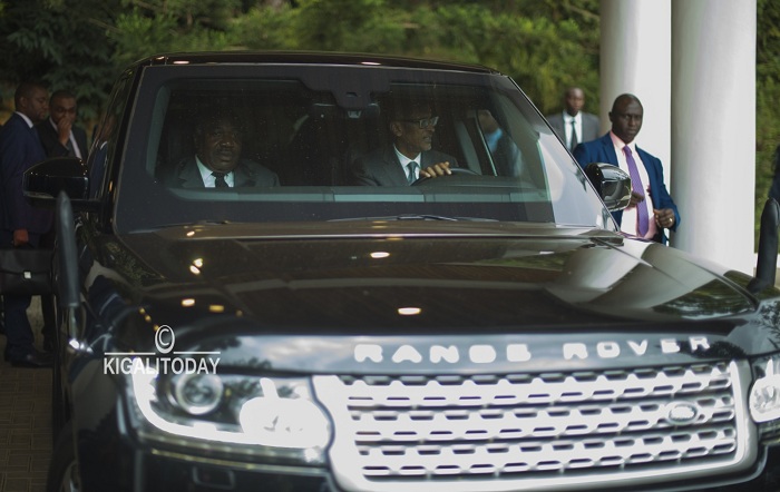Aha Perezida Kagame yari atwaye Perezida Ali Bongo Ondimba wa Gabon