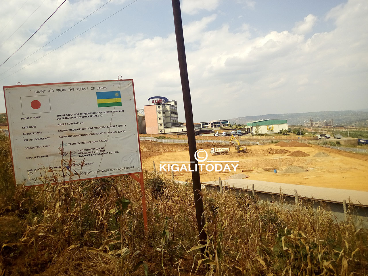 Ahatangiye kubakwa substastion ya Ndera, mu gace kahariwe inganda