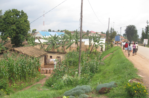 Aka gace ka Gahogo ni ko kadafite amazi.