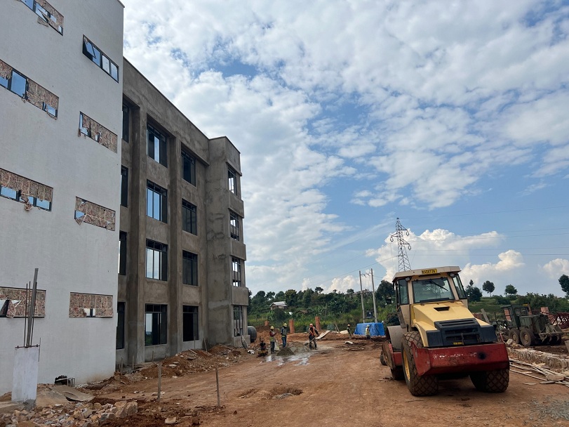 Ni inyubako igeze kuri 68% aho biteganyijwe ko mu mezi atanu izaba yuzuye