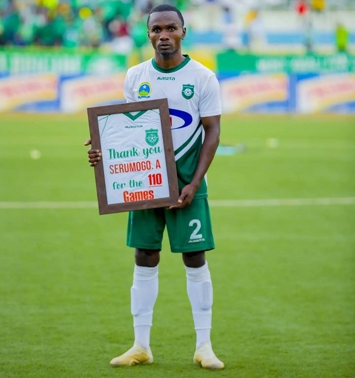 Ally Serumogo yarashimiwe ubwo yuzuzaga imikino 110