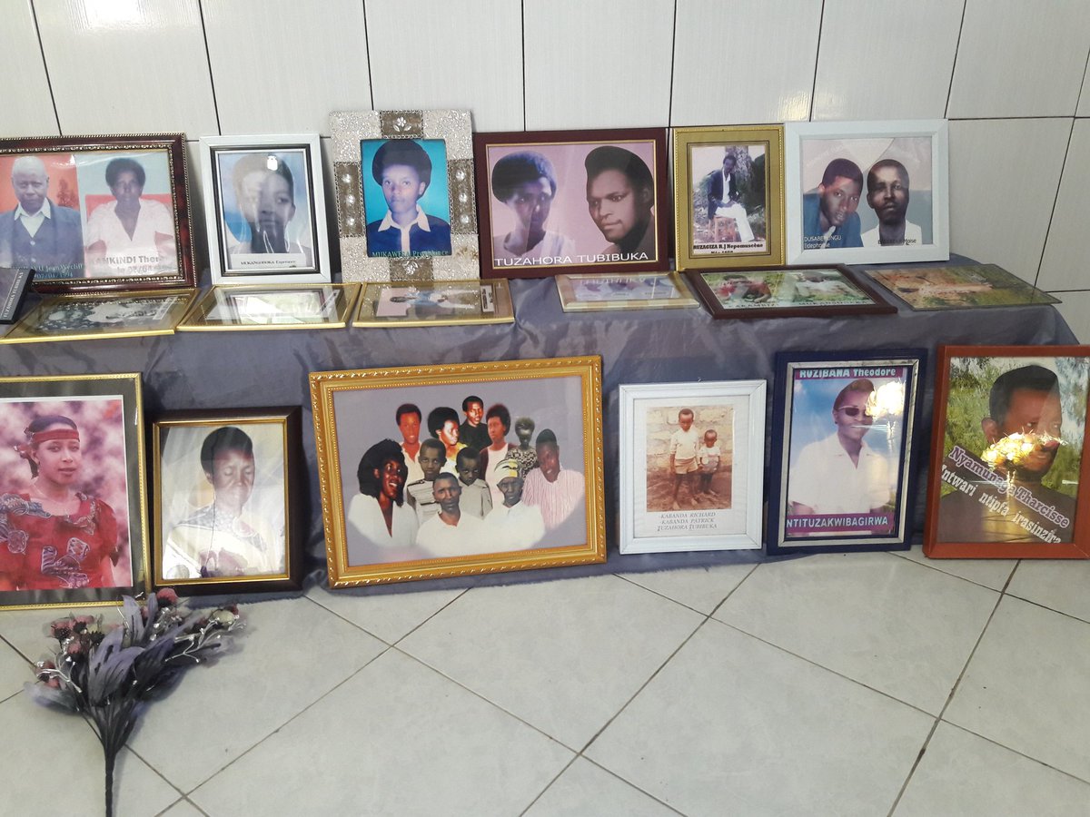 Amwe mu mafoto y'abashyinguye muri Komine Rouge 