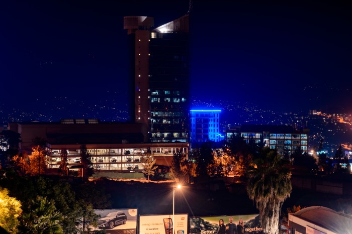 Mu Mujyi rwagati ni uku haba hameze mu masaha y'ijoro