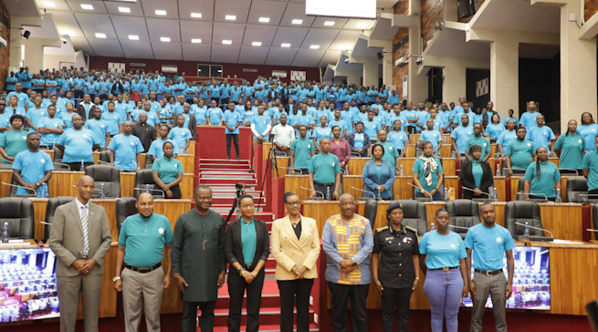 Abayobozi batandukanye bifatanyije n