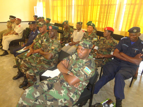 Bamwe mu bitabiriye amahugurwa ku kurwanya ikoreshwa ry