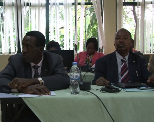 Senatri Ntawukuriryayo yari mu bitabiriye inama.