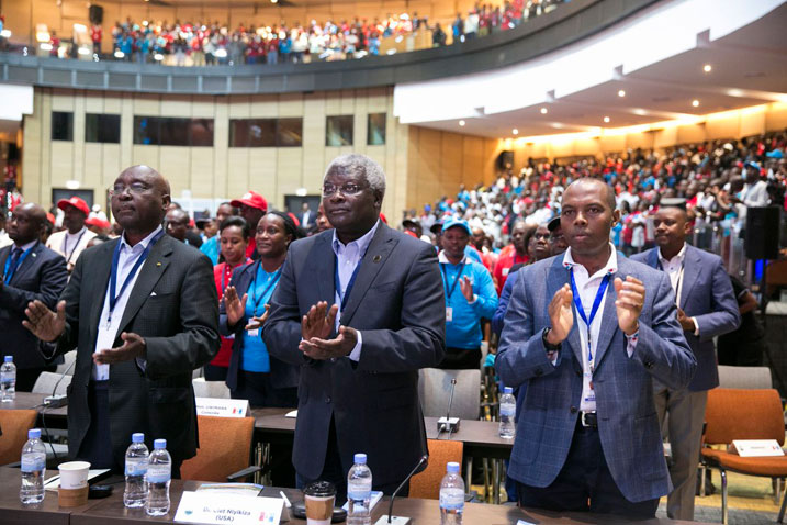 Kaberuka (ibumoso), Niyikiza (hagati) na Gatare (iburyo)