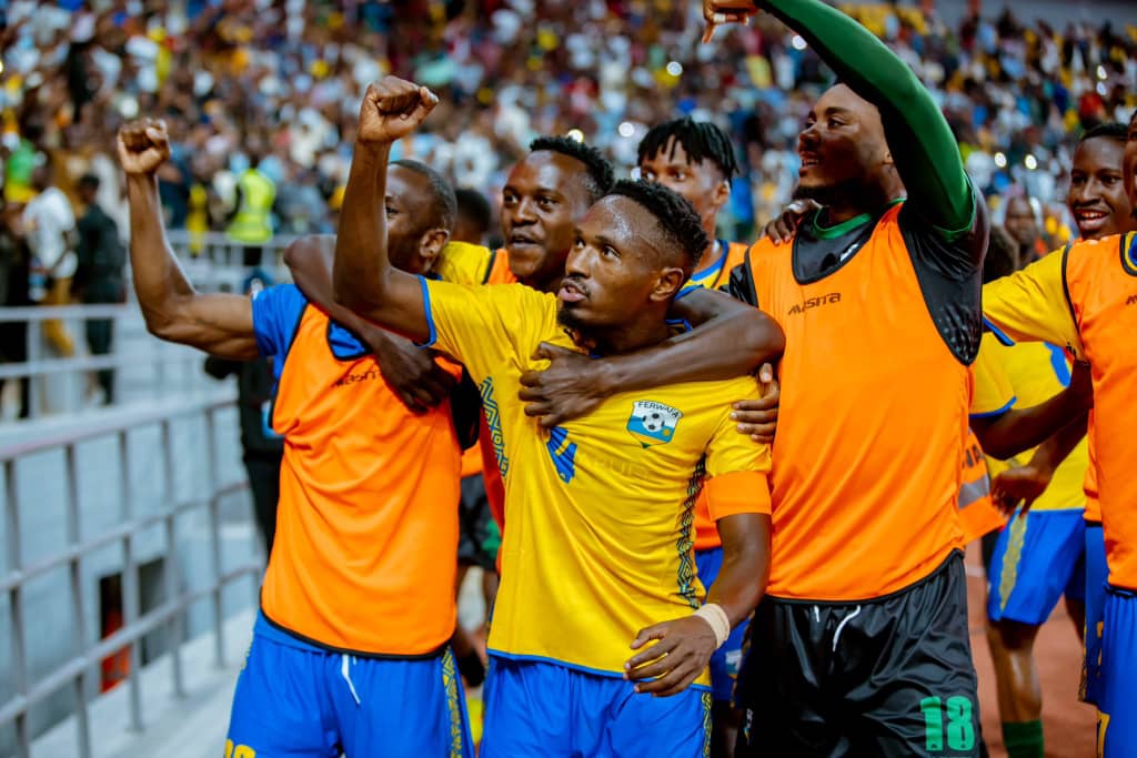 Kapiteni Djihad Bizimana yatsinze igitego cya kabiri cyahesheje Amavubi intsinzi