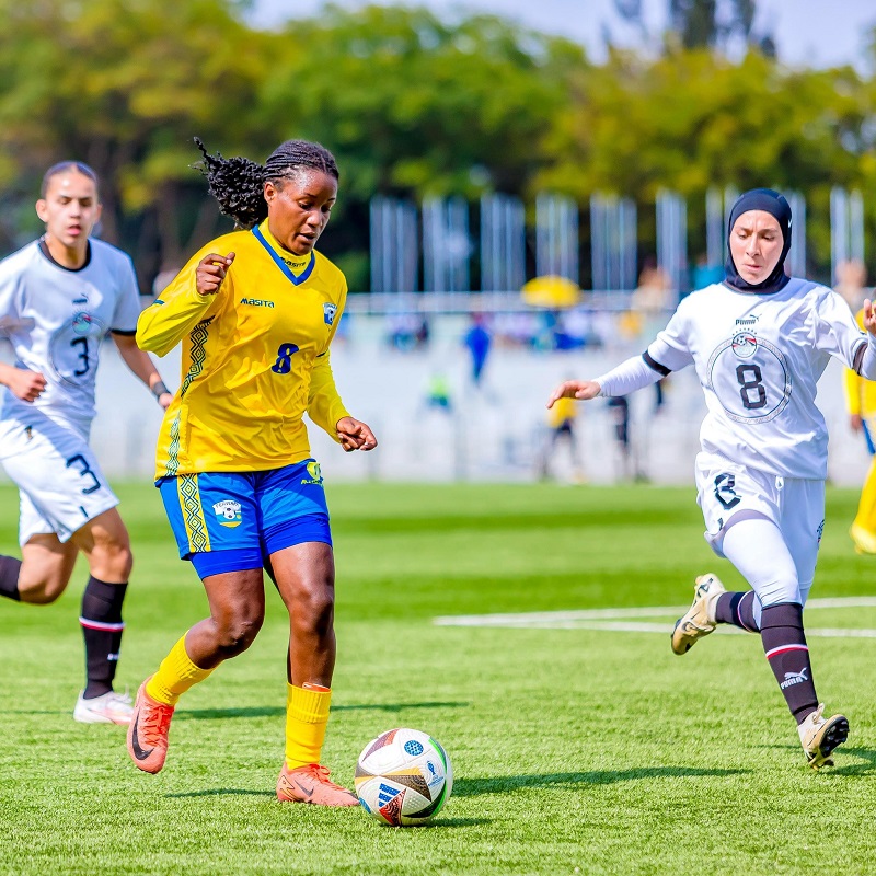 She-Amavubi yatsinzwe na Misiri mu mukino ubanza wo gushaka itike y'Igikombe cya Afurika 2026