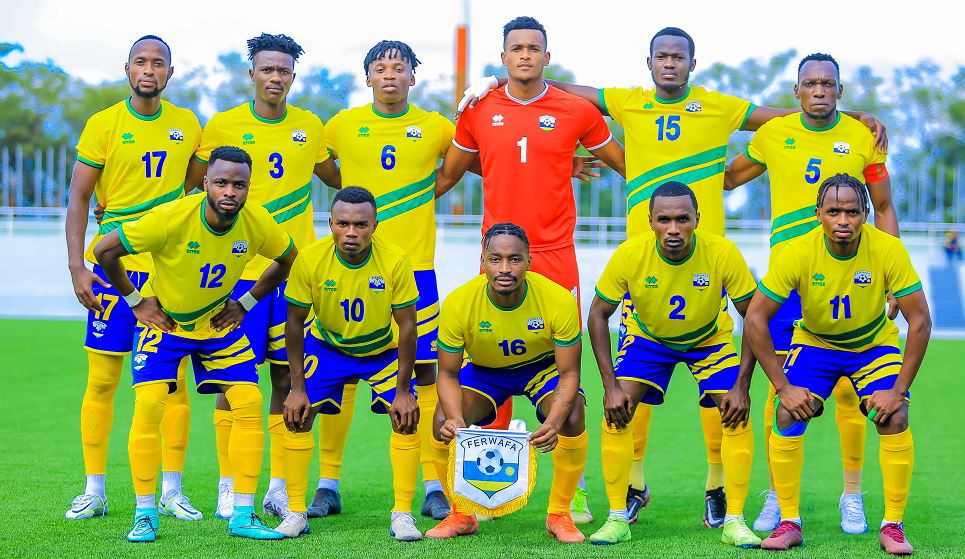 Amavubi ari ku mwanya wa nyuma mu itsinda