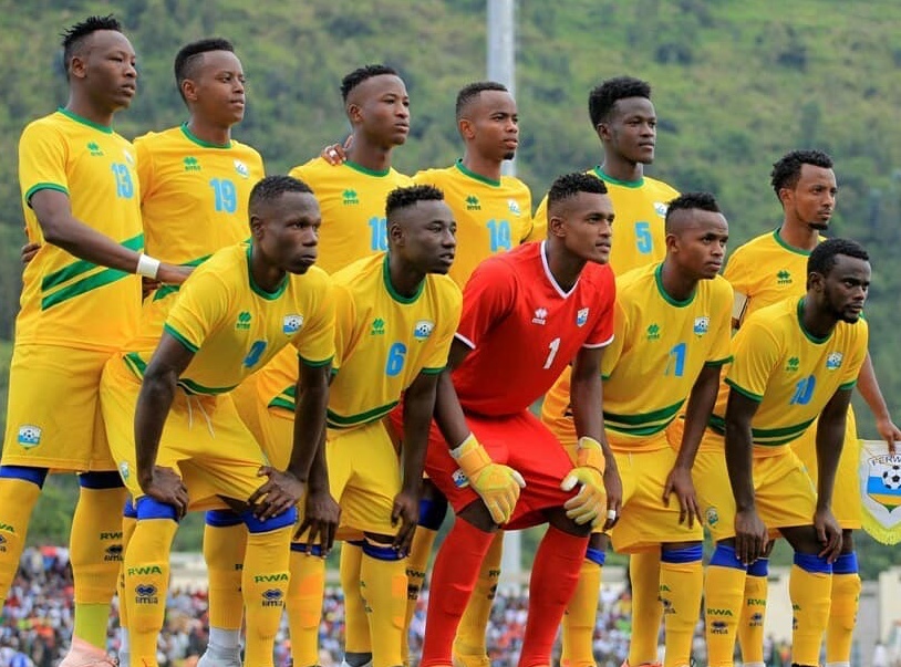 Amavubi y'abatarengeje imyaka 23 yakoresheje uyu mwambaro muri 2018