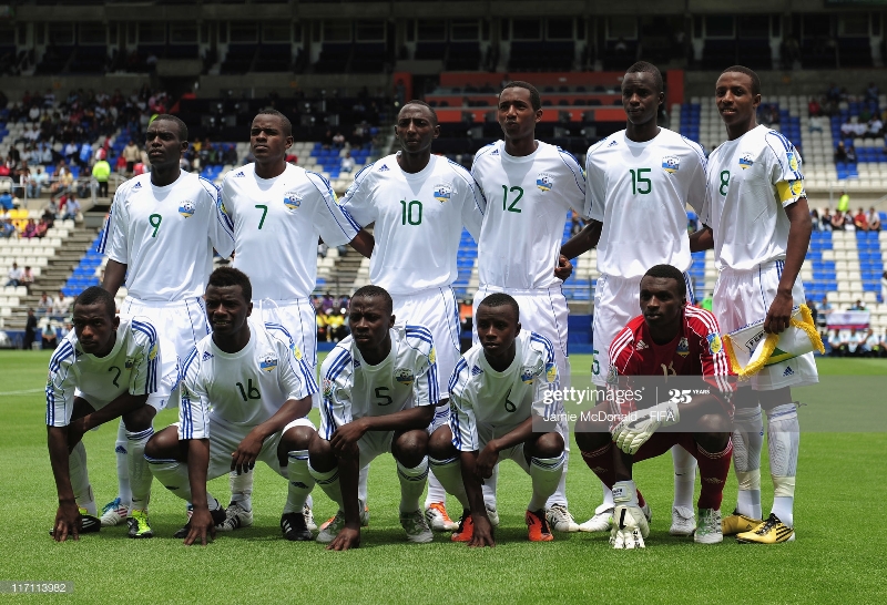 Usengimana Faustin (no15) mu gikombe cy'isi u17 muri Mexique