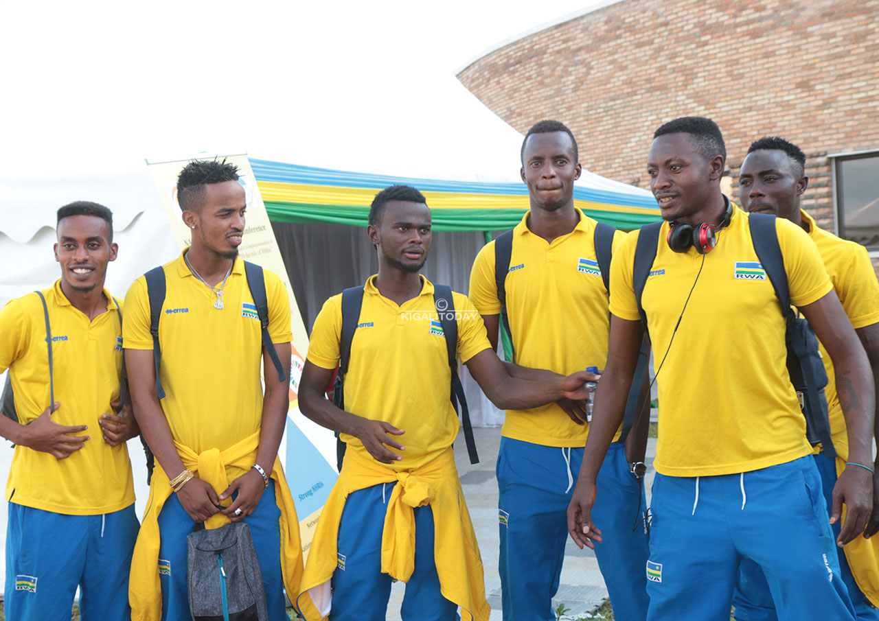 Rutanga Eric, Mukunzi Yannick, Manishimwe Djabel, Usengimana Faustin, Ndayishimiye Eric Bakame na Nyandwi Saddam bose ba Rayon SPorts bari mu Mavubi 