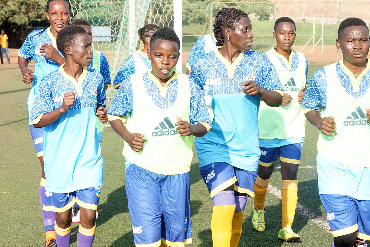 Batangiye imyitozo ku kibuga cya FERWAFA