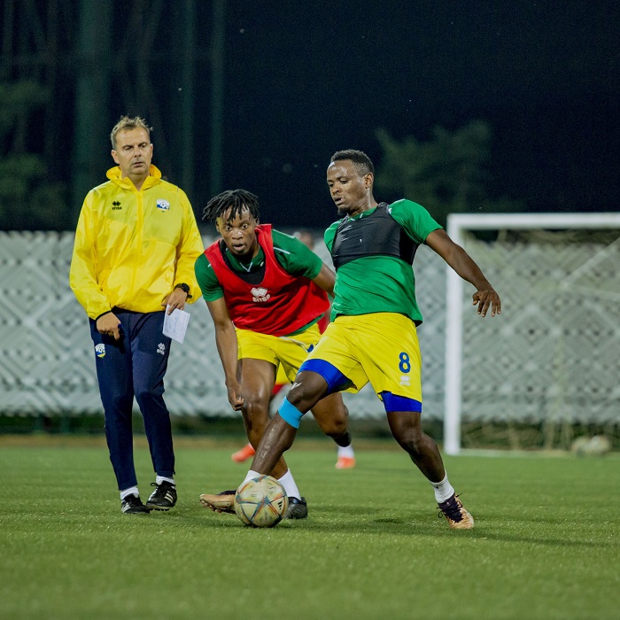 Amavubi yaraye akoreye imyitozo kuri stade Mpuzamahanga ya Huye