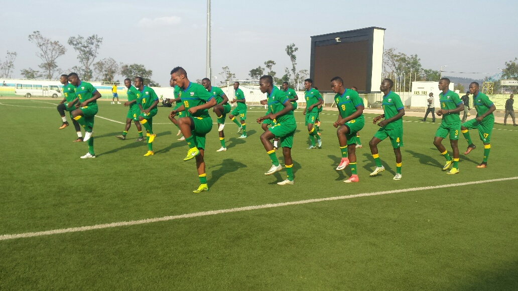 Amavubi yatangiye imyitozo yitegura guhura na Uganda 