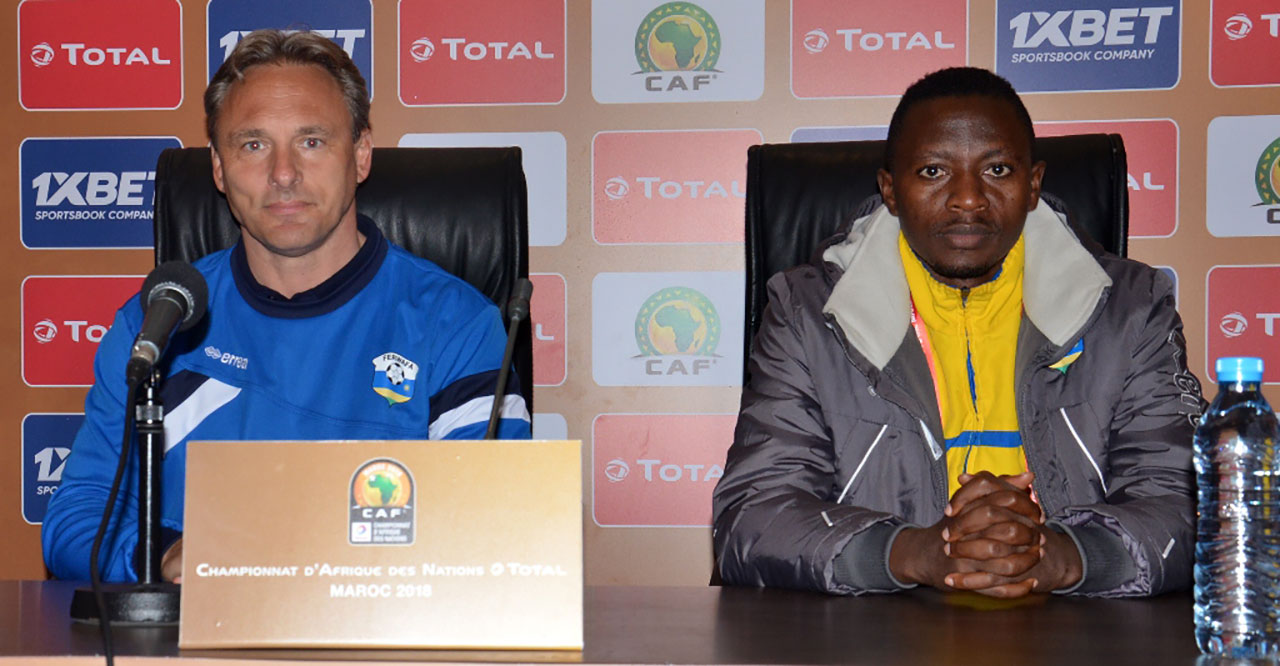 Antoine Hey na Kapiteni w'Amavubi Bakame bizeye guha ibyishimo abanyarwanda