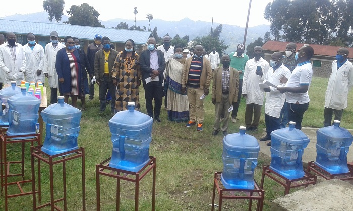 Amazi meza yagejejwe mu kigo cy'amashuri cya Nyabirehe