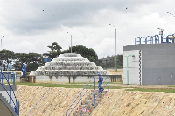 Kimwe mu bice bitunganyirizwamo amazi mu gihe avanywe mu mugezi w'Akagera