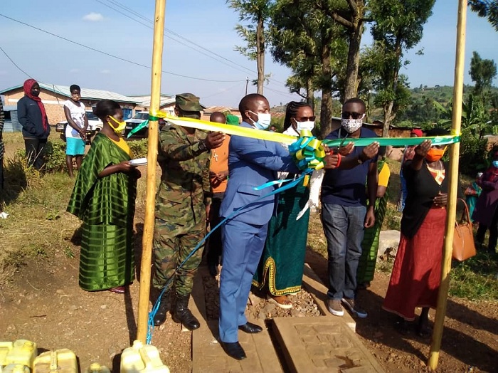 Hatashywe umuyoboro w'amazi wa Rwangabo-Bwisige wa Km 46 ugiye kugeza amazu ku baturage 1,1106 