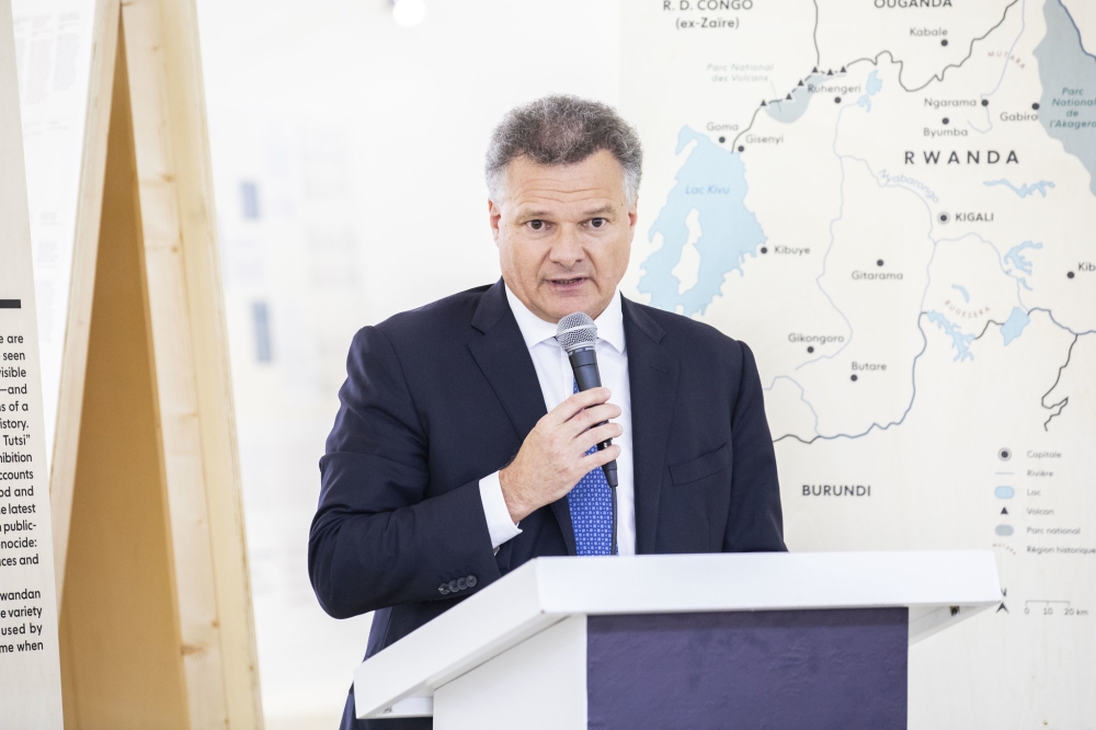 Ambasaderi w'Ubufaransa mu Rwanda Antoine Anfré