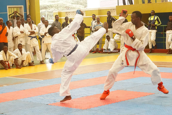 Umukino wa Karate ni umwe mu mikino yakomorewe guhera tariki 13/07/2020