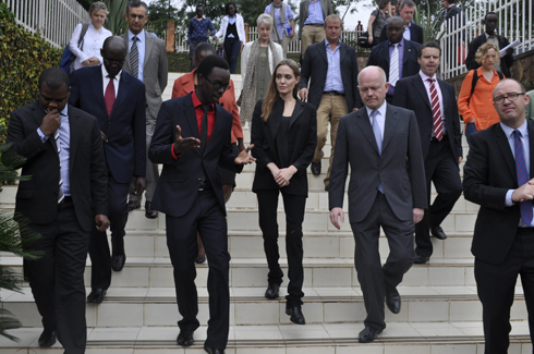 Angelina Jolie ubwo yazaga mu Rwanda 