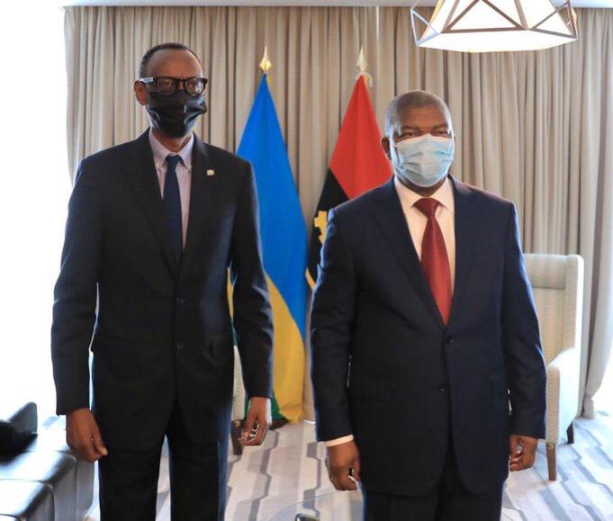 Perezida Kagame yakiriwe na Perezida João Lourenço wa Angola