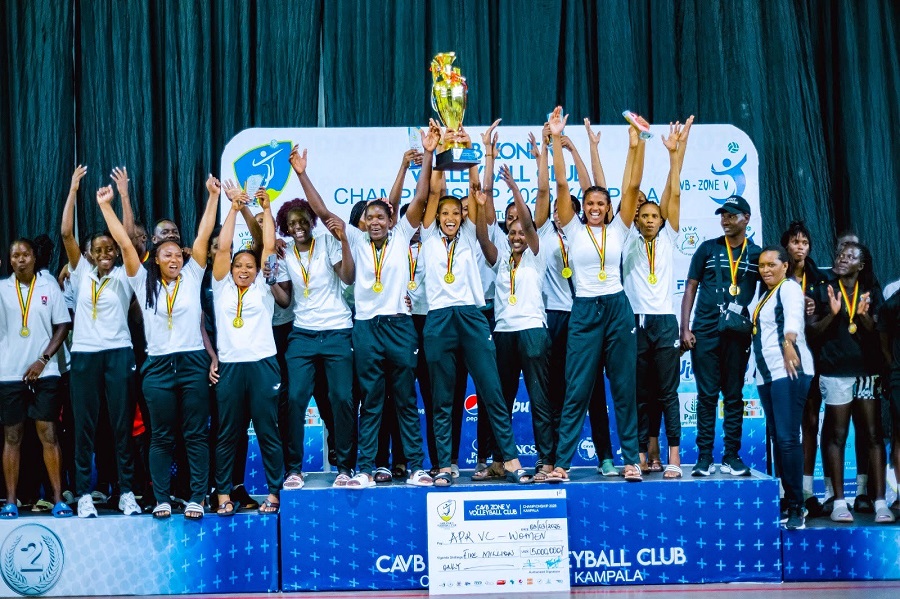 Ubwo APR WVC yahabwaga igikombe