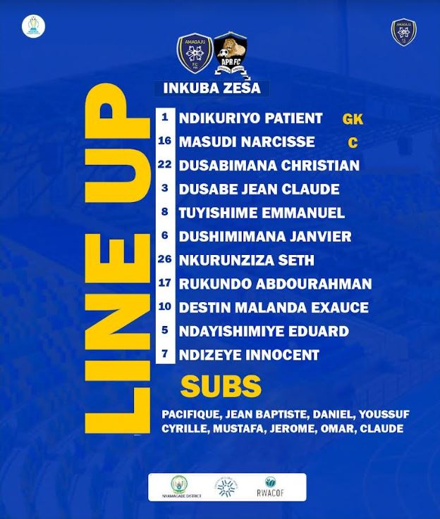 Abakinnyi Amagaju FC yari yakoresheje