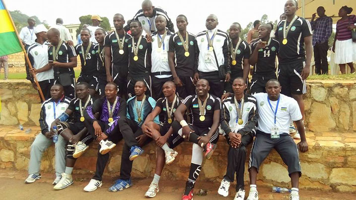 Umwaka ushize u Rwanda rwegukanye umwanya wa mbere muri Football, Basketball na Handball (ikipe iri ku ifoto)