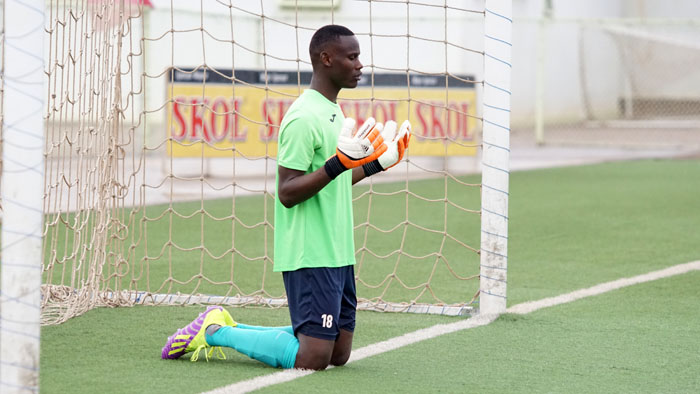 Umunyezamu w'Intare FC ashimira Imana nyuma y'umukino