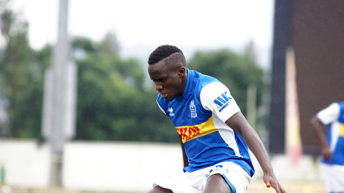 Bizimana Yannick yari yinjiye mu kibuga asimbuye