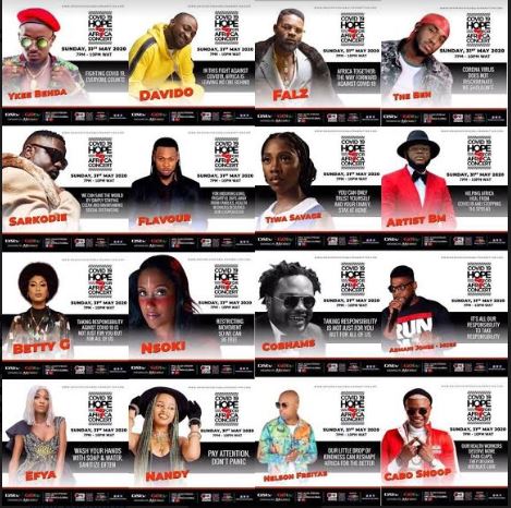 Aba ni bo bahanzi bazaririmba hamwe na The Ben muri iki gitaramo