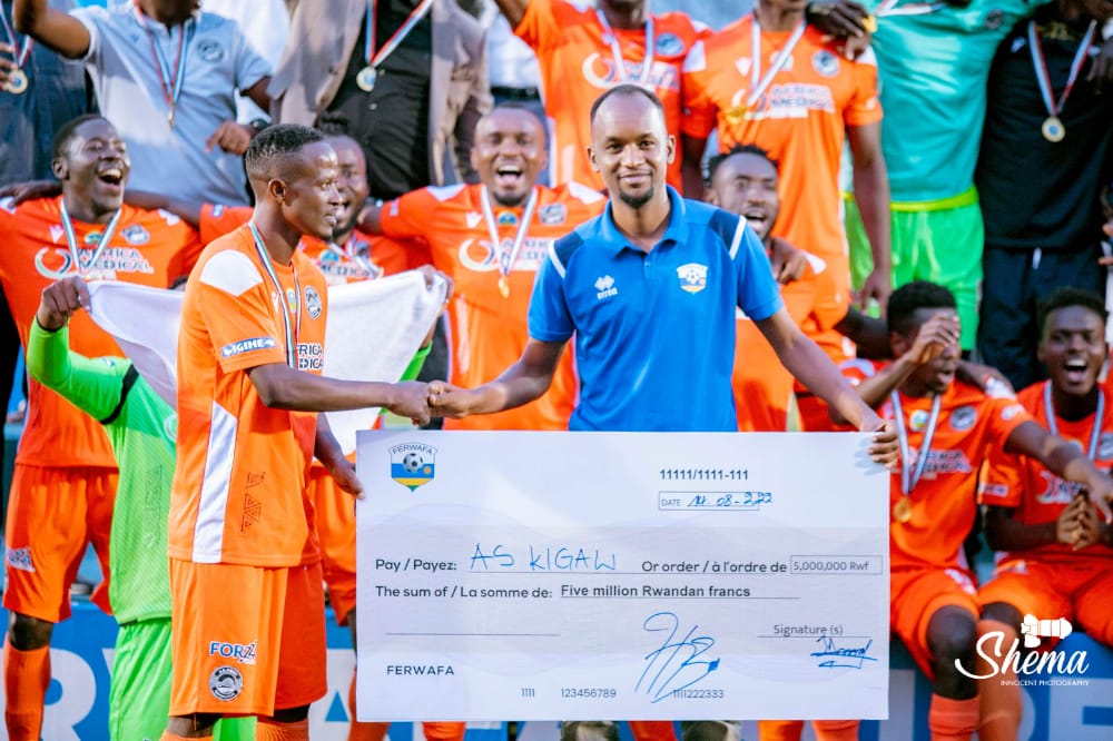 AS Kigali yahawe miliyoni eshanu z'Amafaranga y'u Rwanda