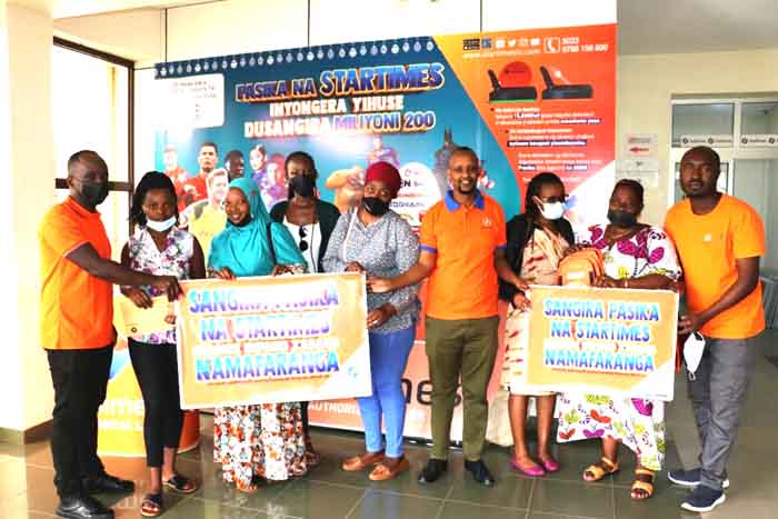 Abanyamahirwe ba mbere batsindiye ibihembo muri Poromosiyo ya Pasika yateguwe na StarTimes