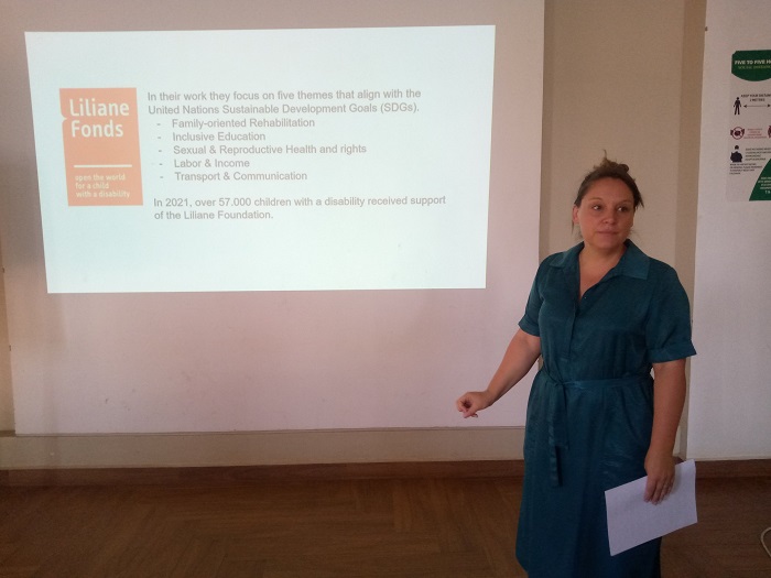 Astrid Herbosch avuga ko nyuma y'imyaka itatu bizeye kuzabona impinduka mu burezi bw'abana bafite ubumuga bwo mu mutwe